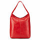 Women's leather bag 'Vintage' (red), Classic Bag, St. Petersburg,  Фото №1