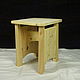 Stool pine unpainted. Chairs. P&S. Online shopping on My Livemaster.  Фото №2