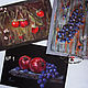 Paintings: pastel painting still life fruits STRAWBERRIES and GRAPES, Pictures, Moscow,  Фото №1