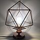 Order Sconce Lamp ' Icosahedron'. tiffanarium (Tiffanarium). Livemaster. . Sconce Фото №3