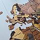 Карта мира на стену. Обои. Wooden3Dmap. Ярмарка Мастеров.  Фото №5
