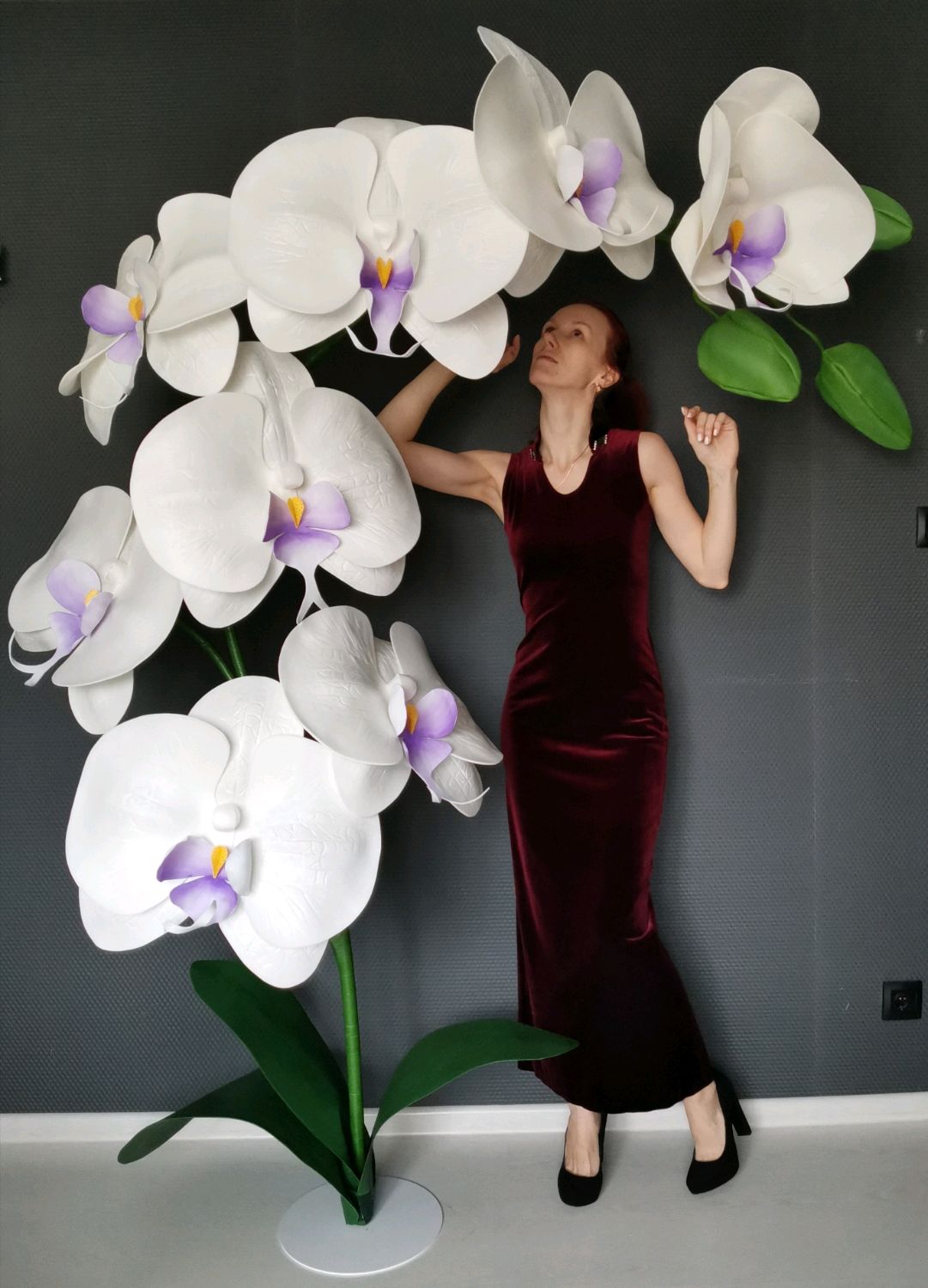 Орхидея из фоамирана: мастер-класс с пошаговым фото