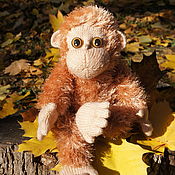 Куклы и игрушки handmade. Livemaster - original item Monkey Anfisa. Handmade.
