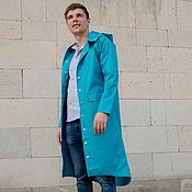 Мужская одежда handmade. Livemaster - original item Raincoat Raincoat ZRC long from rain and wind, waterproof quality. Handmade.