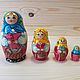 Matryoshka 'Geese'. Matryoshka 5 dolls, Dolls1, Tomsk,  Фото №1