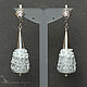 Order Snow-white earrings 925 silver lampwork Murano glass. fiery-tale lampwork (fiery-tale). Livemaster. . Earrings Фото №3