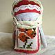 Muñeca Krupenichka (Cereal) amuleto para el bienestar, Folk Dolls, Moscow,  Фото №1