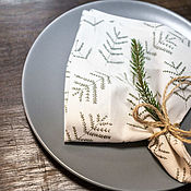 Для дома и интерьера handmade. Livemaster - original item Napkin: Molinia linen napkins. Handmade.