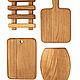 Gift set of oak boards on a stand. Cutting Boards. Foxwoodrus. My Livemaster. Фото №6