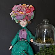 Куклы и игрушки handmade. Livemaster - original item Art flower-doll. Handmade.