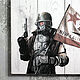 Order La pintura en los tablones de soldado (Fallout). Inna and Alexey (InaleArtStudio). Livemaster. . Pictures Фото №3