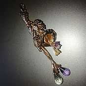 Украшения handmade. Livemaster - original item Bell pendant with briolettes.. Handmade.