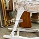 Лошадка-качалка интерьерная из массива дерева 80х80 см. Элементы интерьера. Balinese.market. Ярмарка Мастеров.  Фото №5