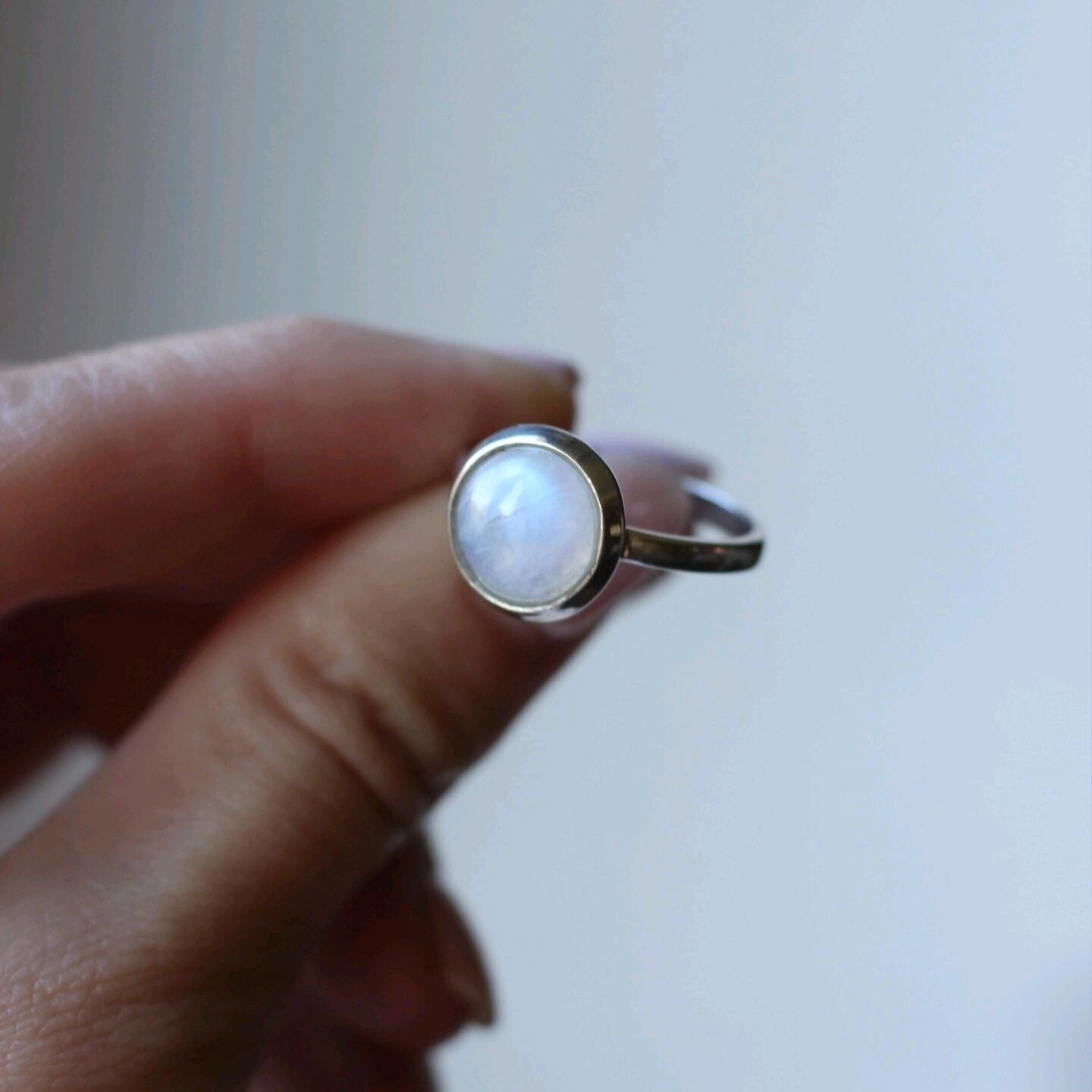 Кольцо Лунный камень – купить на Ярмарке Мастеров – RXWD6RU | Кольца ...