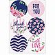 Stickers for gift 'for you', 9 x 16 cm, Gift wrap, Moscow,  Фото №1