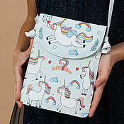 Сумки и аксессуары handmade. Livemaster - original item Unicorns Shoulder Bag. Handmade.