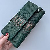 Сумки и аксессуары handmade. Livemaster - original item wallet Python. Handmade.