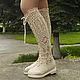 Summer boots ' Katrin'. High Boots. KnittedBoots. Online shopping on My Livemaster.  Фото №2