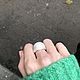  Объёмное серебряное кольцо с шипами топазом sky. Кольца. threeicejewellery. Ярмарка Мастеров.  Фото №4