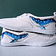 Sneakers with the Star Whale painting. Training shoes. kraSochno! (Olga). Online shopping on My Livemaster.  Фото №2