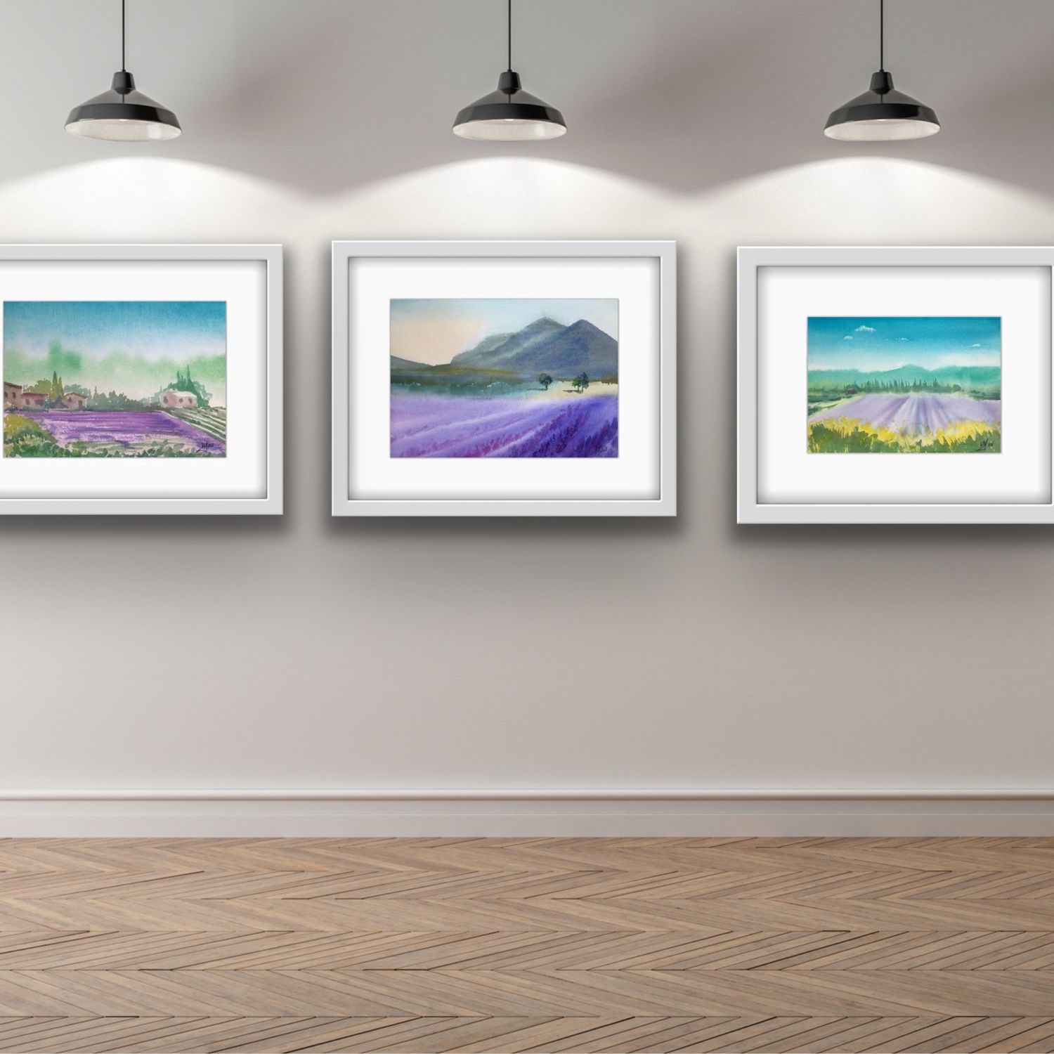 Картина с лавандовым полем в стиле прованс – заказать на Ярмарке ...