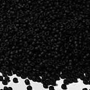 Материалы для творчества handmade. Livemaster - original item 10g Toho Beads 15/0 49F black Japanese Toho beads neprozr mats. Handmade.