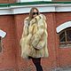 Order coat. Coat from fur of the Siberian red Fox hooded. Zimma. Livemaster. . Fur Coats Фото №3