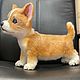 Realistic Corgi puppy, collectible toy. Stuffed Toys. zubarevairina. My Livemaster. Фото №4