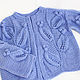 Вязаный бомбер Листья. Кардиганы. Knit by Heart - Вязаная одежда 富. Ярмарка Мастеров.  Фото №6