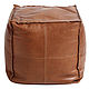 Pouf furniture interior 'Chocolate'. Ottomans. Leather-Art. Online shopping on My Livemaster.  Фото №2