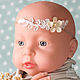 Headband for newborn girls. Hoop. baby-props. Online shopping on My Livemaster.  Фото №2