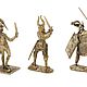 Soldiers figurines, Vikings, brass, 7-8 cm. Figurine. Master Lihman. My Livemaster. Фото №4