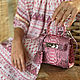 Order Pink Mini Handbag made of python skin Kelly. exotiqpython. Livemaster. . Classic Bag Фото №3