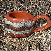 Посуда handmade. Livemaster - original item Mug: A path in the clouds. Handmade.
