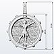 Pendant:Vitruvian pendant. Pendants. aleksandr5 (Aleksandr5). My Livemaster. Фото №6