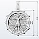 Vitruvian pendant. Подвеска. Delor (Aleksandr5). Ярмарка Мастеров.  Фото №6