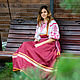 'Veleya ' traditional under-breast sundress. Costumes3. zimushkaoo. Online shopping on My Livemaster.  Фото №2