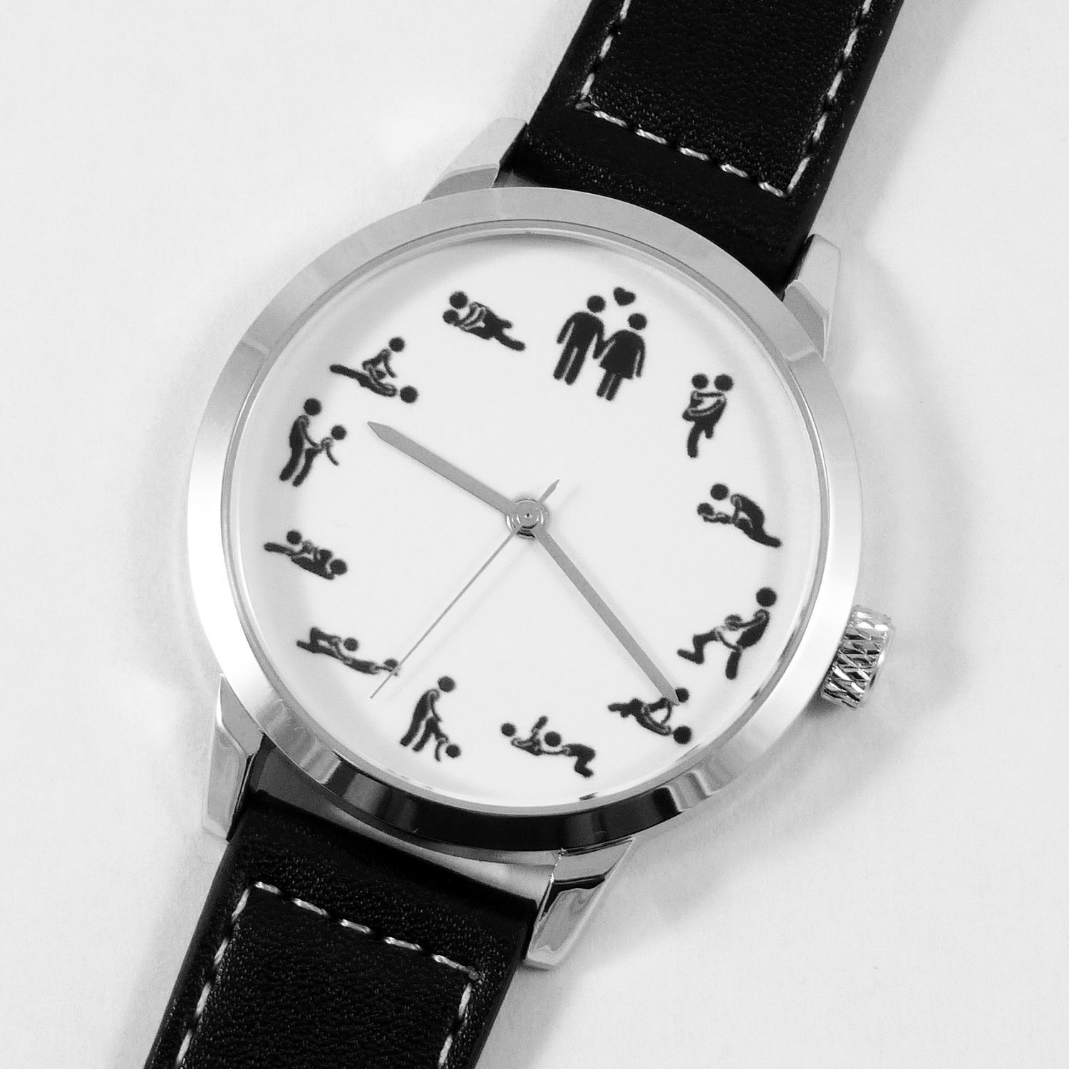 Часы C Позами Камасутры (На Белом) в интернет-магазине Ярмарка Мастеров по цене 3000 ₽ – 1G10PRU