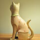 Статуэтка кошка в майке в стиле прованс. Статуэтки. Винтажный бутик Joséphine. Ярмарка Мастеров.  Фото №4
