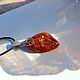 Amber 'Splashes of light' pendant with husk natural stone. Pendant. BalticAmberJewelryRu Tatyana. My Livemaster. Фото №4