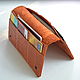 Long Wallet Caiman-Red. Wallets. J.P.-Handmade Designer Bags. My Livemaster. Фото №4