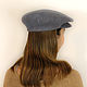Grey woolen cap, available in size 57-59. Caps1. STUDIO-FELT Katerina Alekseeva. Online shopping on My Livemaster.  Фото №2