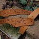 Leather belt 'Branch'. Belt. Stinna freeform (stinna). Online shopping on My Livemaster.  Фото №2
