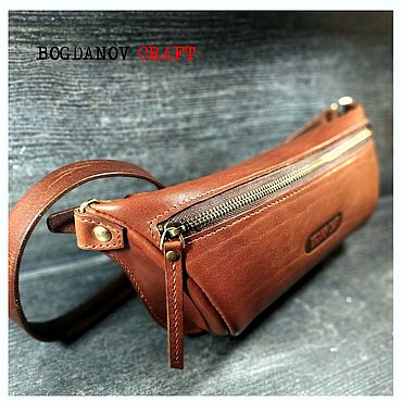 Сумки ручной работы. Ярмарка Мастеров - ручная работа Сумка мужская кожаная BANANA SLIM. Handmade.