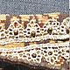 Текстильный гобеленовый браслет коричневый Осенние кружева. Браслет из бусин. Текстильные радости. Ярмарка Мастеров.  Фото №4