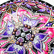 "Могущественный фиолетовый" Декоративная тарелка на стену. Тарелки. Декоративные тарелки Тани Шест. Интернет-магазин Ярмарка Мастеров.  Фото №2