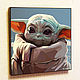 Picture Poster Baby Yoda Mandalorian (Star Wars) Pop Art, Pictures, Moscow,  Фото №1