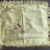 Винтаж handmade. Livemaster - original item Vintage silk pillowcase embroidery Vietnam 50s vintage USSR. Handmade.