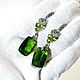 Peridot. ' The smell of spring ' earrings with peridot. Earrings. Design jewelry. My Livemaster. Фото №5