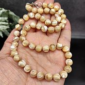 Работы для детей, handmade. Livemaster - original item Natural Sand Mother of pearl women`s beads. Handmade.